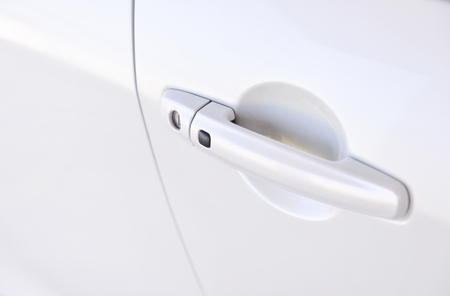 car door handleの写真素材