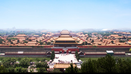 BEIJING, CHINA - JUNE 27: The forbidden city is the Chinese imperial palace from the Ming dynasty to the end of the Qing dynasty on JUNE 27, 2016.のeditorial素材