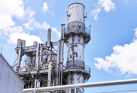 Gas turbine electricity generating power station