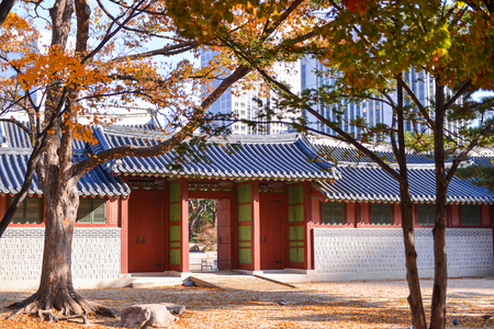 SEOUL, SOUTH KOREA - NOV 15, 2017: Changgyeong Palace is a palace located in Seoul, South Korea. One of the most important Palce in South Korea.のeditorial素材