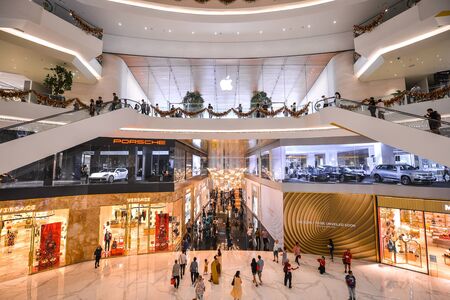 BANGKOK, THAILAND - November 27, 2018 The photo of Icon Siam Department Store at Chao Phraya River Side , Bangkok. The Biggest shopping Mall in Bangkok.のeditorial素材