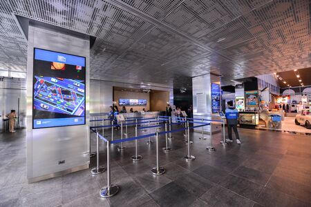 BANGKOK, THAILAND - DEC 07, 2018: King Power Mahanakhon building is a mixed-use skyscraper and roof top cityscape in the central of Bangkok, Thailand.のeditorial素材