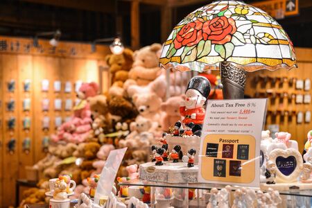 Otaru, Hokkaido, Japan - MAR 13, 2019: The music box museum at Otaru, This building features some of the oldest musical devices to be found in Otaru, Japan.のeditorial素材