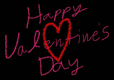 Love, Valentine, typography or calligraphy and heart design. Vector concept of positive emotional, mental states of humanity. For your celebrating of love, couples, passion, or important day.のイラスト素材