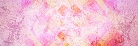 Geometric, squares and bubbles abstract bokeh watercolor texture with grunge background. Any...