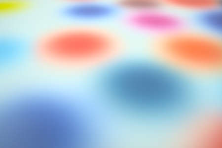 Bokeh of colorful circles abstract texture background.の写真素材