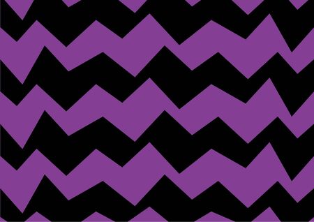 Zigzag vector pattern. Suitable for textile, print, decoration, clothes. Halloween and autumn decor. Paper design style. Children and kids decor. Spooky wallpaper.のイラスト素材