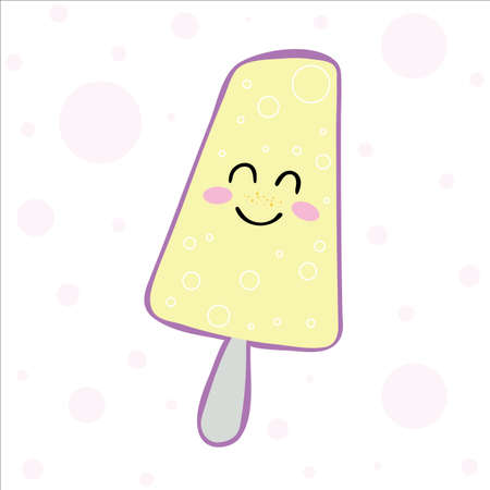 Food icons social media symbols sweet signsのイラスト素材