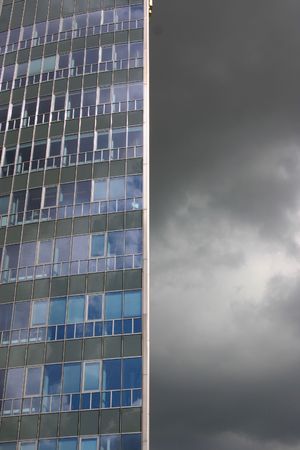 Dark clouds above...の写真素材