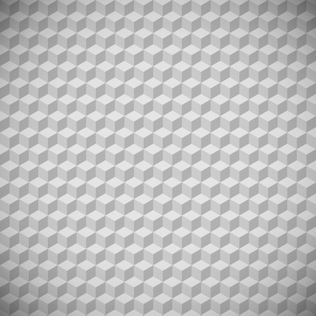 3D squares abstract background. Gray colors.のイラスト素材