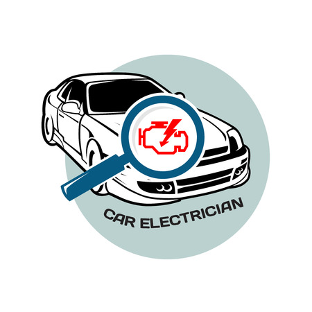 Car electrician logo templateのイラスト素材