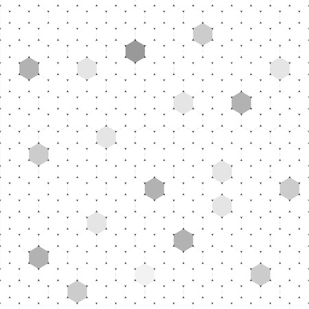 White hexagons abstract backgroundのイラスト素材