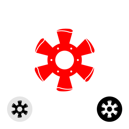 Fan industry symbol. Suitable for logo design.のイラスト素材