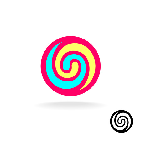 Lollipop colorful iconのイラスト素材