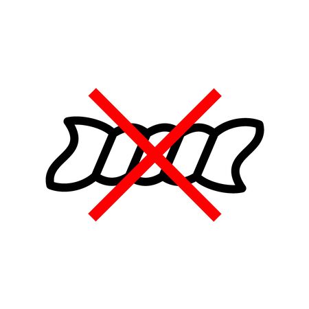 No wring out and squeez cloth symbol. Adjustable stroke width.のイラスト素材