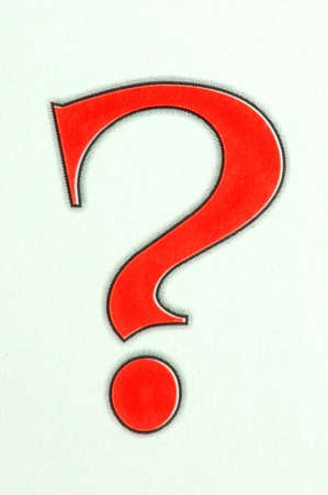 Red question markの写真素材