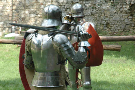 Duel between two knights