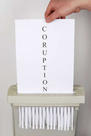 End of the corruption in paper shredder