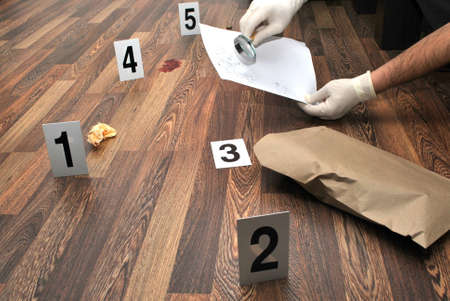 Crime scene- revealing and preserving criminological tracks