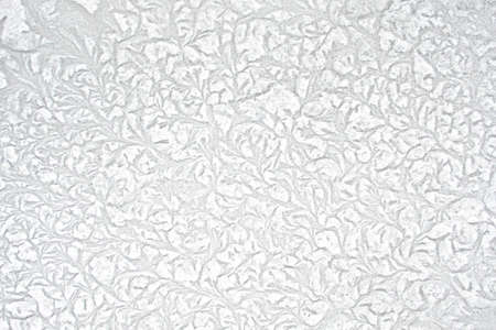 Frost formed on a window. Good for use as a texture or background .の写真素材