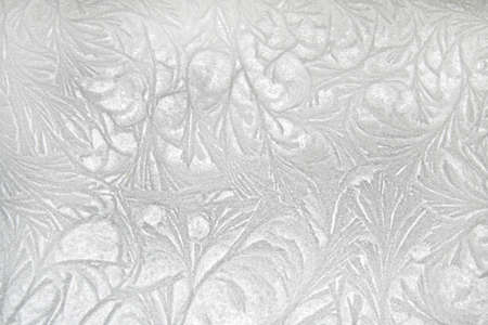 Frost formed on a window. Good for use as a texture or background .
