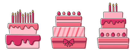 Strawberry Cake Set