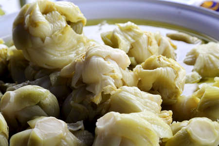 The pickled cabbage sell in Thai market.の写真素材