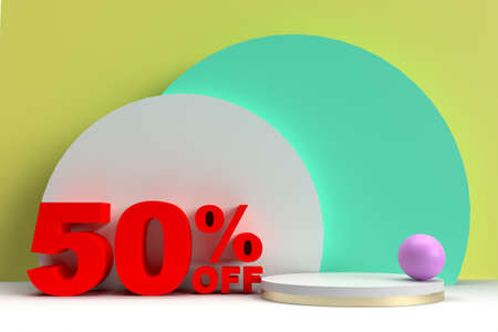 The colorful 3D rendering backgrund.