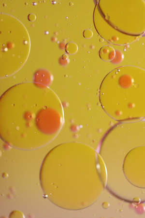 The abstract elements from color water and oil.