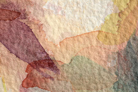 The texture background of watercolor on the paperの写真素材