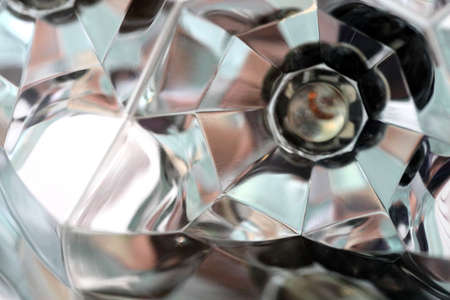 The macro picture of vehicle light.