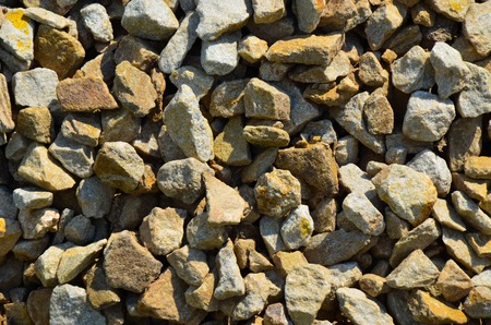 Background of grey road-metal on the streetの写真素材