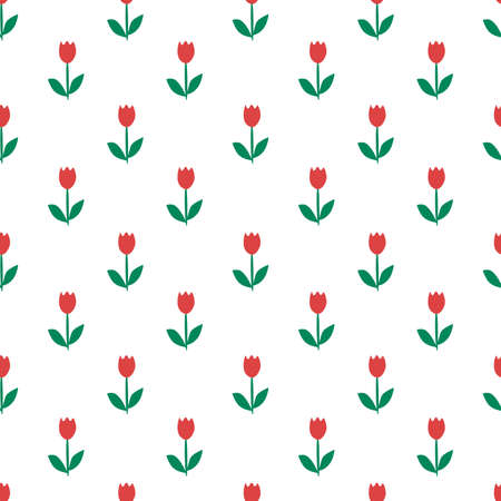 Seamless flowers. Seamless pattern. Flower background. Wrapping paper pattern. Pattern for spring decoration. Seamless vector pattern.のイラスト素材