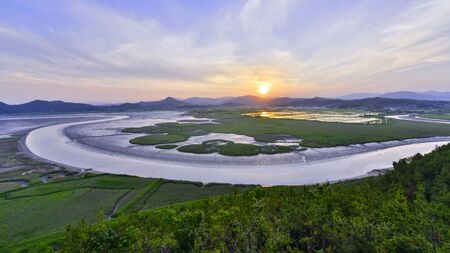 jeonnam suncheon bayの写真素材