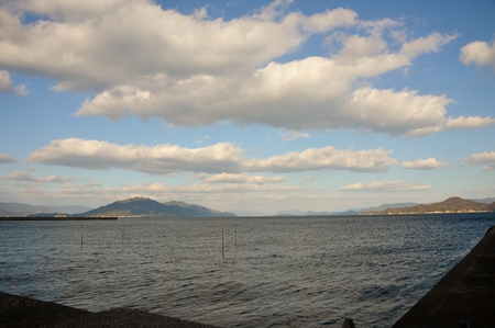 Sea and skyの写真素材