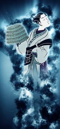 The Smoke Version of the No Monk "The Four Seasons of The Saen"の写真素材