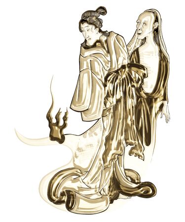 Golden Taunts and Womenの写真素材