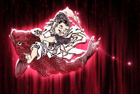 Ebisu shining redの写真素材