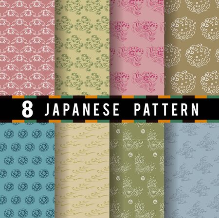 Japanese pattern 12のイラスト素材