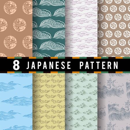Japanese pattern 14のイラスト素材