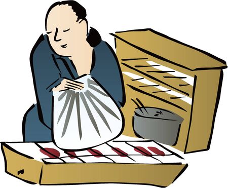 a woman who is in businessのイラスト素材
