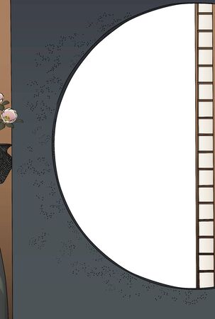 Windows of Japanese housesのイラスト素材