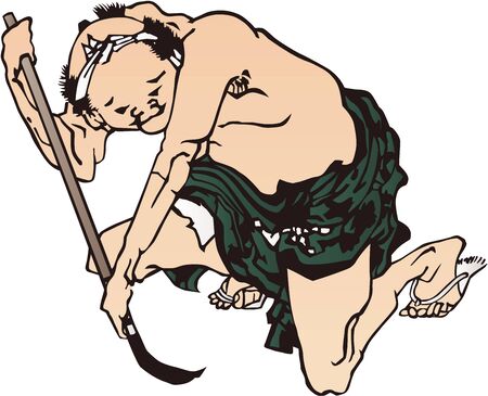 Japanese carpentersのイラスト素材