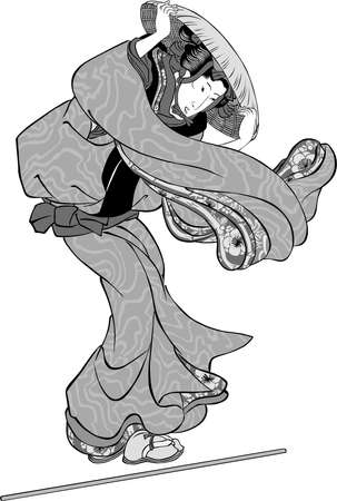 Ukiyo-e Female Part 83のイラスト素材