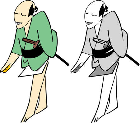 Ukiyo-e Samurai Part 32のイラスト素材