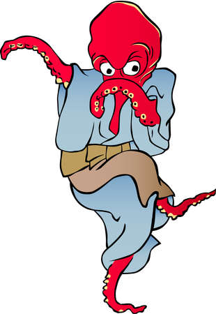 Ukiyo-e Octopus Part 2のイラスト素材