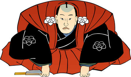 Ukiyo-e Samurai Part 35のイラスト素材