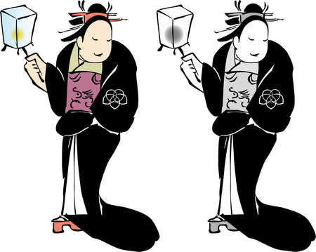 Ukiyo-e Female Part 94のイラスト素材