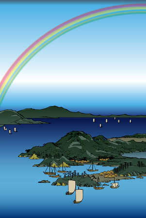Ukiyo-e Scenery Part 4のイラスト素材