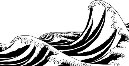 Ukiyo-e Wave Part 20のイラスト素材